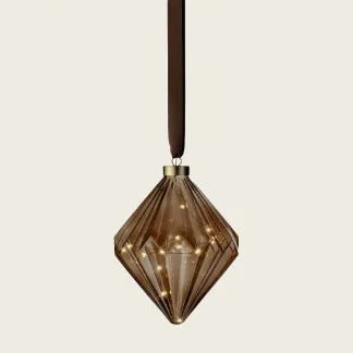 ΦΑΝΑΡΙ ΕΣΩΤΕΡΙΚΟΥ ΧΩΡΟΥ ΔΙΑΜΑΝΤΙ 16 CM ΜΕ LED   Beauty Home