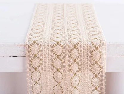 ΡΑΝΝΕΡ ΔΑΝΤΕΛΑ 23 cm ΕΚΡΟΥ / ΧΡΥΣΟ   Beauty Home