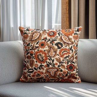 Μαξιλαροθηκη Στοφα Λουλουδια Folklore