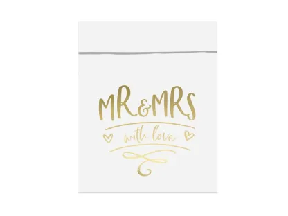 ΣΑΚΟΥΛΑΚΙΑ Mr&Mrs, 6ΤΜΧ  13×16.5cm   Beauty Home