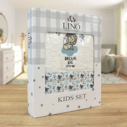 LINO ΣΕΤ ΠΕΤΣΕΤΕΣ LION L.BLUE 2TMX