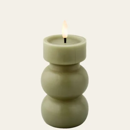 LED ΚΕΡΙ 7 x 15 cm ΚΑΜΠΥΛΕΣ ΛΑΔΙ   Beauty Home