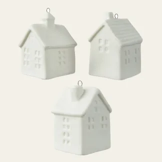 ΠΟΡΣΕΛΑΝΙΝΟ ΣΠΙΤΙ 4 x 6 cm ΛΕΥΚΟ   Beauty Home