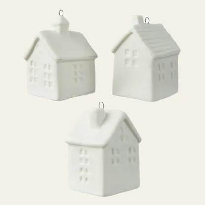 ΠΟΡΣΕΛΑΝΙΝΟ ΣΠΙΤΙ 4 x 6 cm ΛΕΥΚΟ   Beauty Home