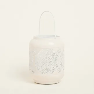 ΦΑΝΑΡΙ ΜΕΤΑΛΙΚΟ ΕΚΡΟΥ 15 x 20 cm   Beauty Home