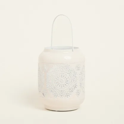 ΦΑΝΑΡΙ ΜΕΤΑΛΙΚΟ ΕΚΡΟΥ 15 x 20 cm   Beauty Home