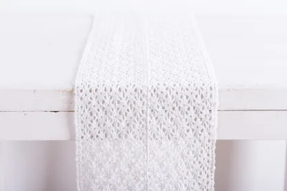 ΔΑΝΤΕΛΑ ΒΑΜΒΑΚΕΡΗ 23CM “ΚΥΚΛΑΜΙΝΟ”  Λευκό Beauty Home