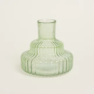 ΒΑΖΟ ΜΕ ΕΠΙΠΕΔΑ 15 x 14 cm  Λαχανί Beauty Home