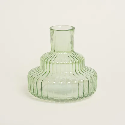 ΒΑΖΟ ΜΕ ΕΠΙΠΕΔΑ 15 x 14 cm  Λαχανί Beauty Home