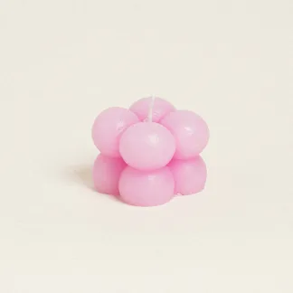 ΚΕΡΙ BUBBLE 3.6 x 3.6 cm  Ροζ Beauty Home