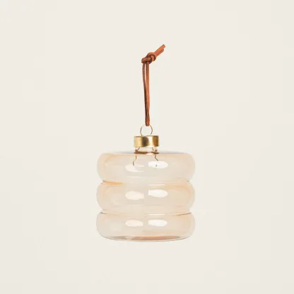 ΓΥΑΛΙΝΟ ΣΤΟΛΙΔΙ 8 CM A MOKA   Beauty Home