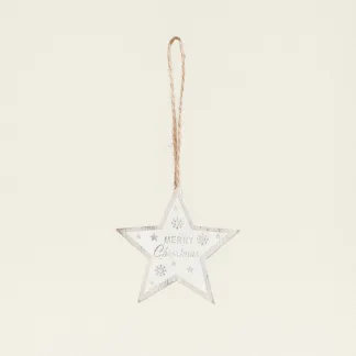 ΞΥΛΙΝΗ ΦΙΓΟΥΡΑ ΑΣΤΕΡΙ MERRY CRISTMAS   Beauty Home