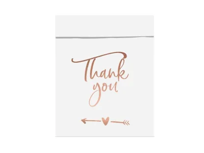 ΣΑΚΟΥΛΑΚΙΑ Thank you, 6 ΤΜΧ 13×16.5cm   Beauty Home