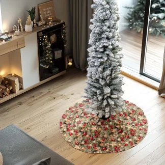 ΠΟΔΙΑ ΔΕΝΤΡΟΥ 90 CM ΣΤΟΦΑ HAPPY HOLIDAY   Beauty Home