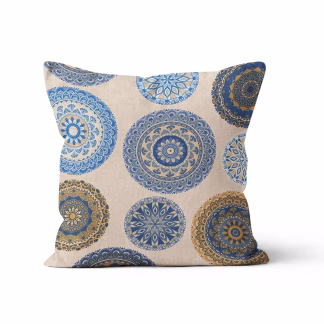 Μαξιλαροθηκη Μπλε Μανταλα