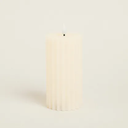 LED ΚΕΡΙ 7,5 x 17,3 cm ΕΚΡΟΥ   Beauty Home