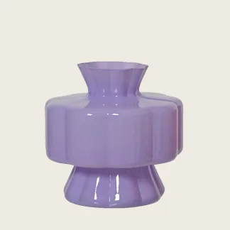 ΒΑΖΟ ΚΑΡΑΜΕΛΑ 18 x 17  cm ΛΙΛΑ   Beauty Home