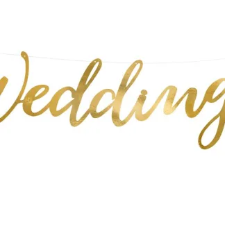ΧΑΡΤΙΝΗ ΕΠΙΓΡΑΦΗ WEDDING   Beauty Home