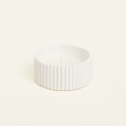 ΚΕΡΙ ΣΕ ΓΥΨΙΝΟ ΔΟΧΕΙΟ  8 x 3,5 CM   Beauty Home