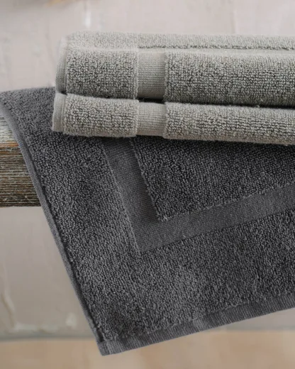 Rythmos Tiles Γκρι Απαλο - Ξενοδοχειακο Ταπετο Μπανιου 50Χ70