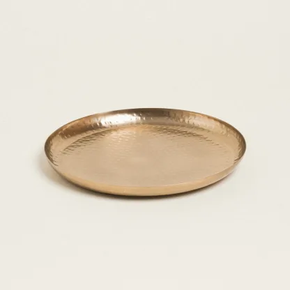 ΔΙΣΚΟΣ ΜΕΤΑΛΛΙΚΟΣ ΧΡΥΣΟΣ 26 cm   Beauty Home