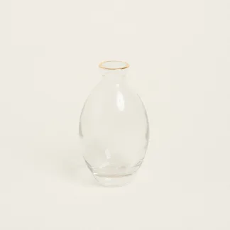 ΒΑΖΟ ΜΕ ΧΡΥΣΟ ΣΤΟΜΙΟ 12 x 6.9 cm   Beauty Home