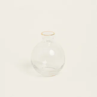 ΒΑΖΟ ΜΕ ΧΡΥΣΟ ΣΤΟΜΙΟ 9 x 7.3 cm   Beauty Home