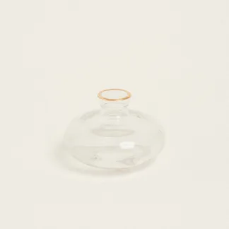ΒΑΖΟ ΜΕ ΧΡΥΣΟ ΣΤΟΜΙΟ 6.2 x 8.9 cm   Beauty Home