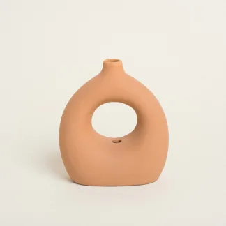 ΒΑΖΟ ΚΕΡΑΜΙΚΟ ΚΑΜΕΛ Sofia 15,9 x 13,5 cm   Beauty Home