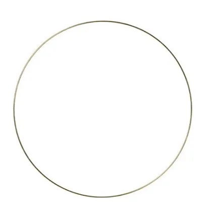 ΜΕΤΑΛΛΙΚΟΣ ΚΥΚΛΟΣ ΧΡΥΣΟΣ 40 CM   Beauty Home