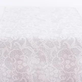 ΡΑΝΝΕΡ ΜΕ ΤΥΠΩΜΑ ΛΕΥΚΗ ΔΑΝΤΕΛΑ   Beauty Home