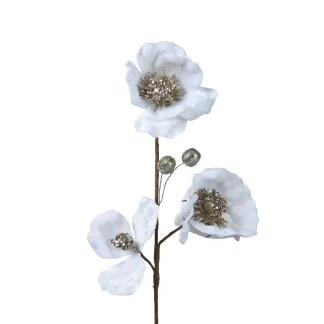ΛΟΥΛΟΥΔΙ ΒΕΛΟΥΔΙΝΟ ΜΕ ΧΡΥΣΟ ΓΚΛΙΤΕΡ 58 cm   Beauty Home