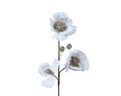 ΛΟΥΛΟΥΔΙ ΒΕΛΟΥΔΙΝΟ ΜΕ ΧΡΥΣΟ ΓΚΛΙΤΕΡ 58 cm   Beauty Home