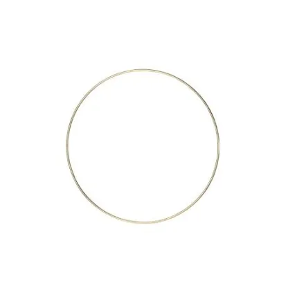 ΜΕΤΑΛΛΙΚΟΣ ΚΥΚΛΟΣ ΧΡΥΣΟΣ 20 CM   Beauty Home