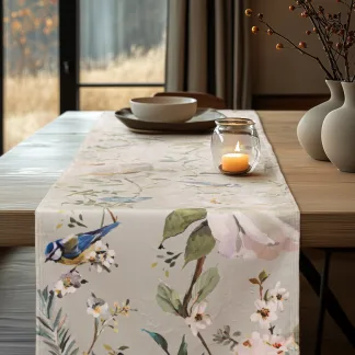 ΡΑΝΝΕΡ ΒΕΛΟΥΔΟ PEONY AND BIRD   Beauty Home