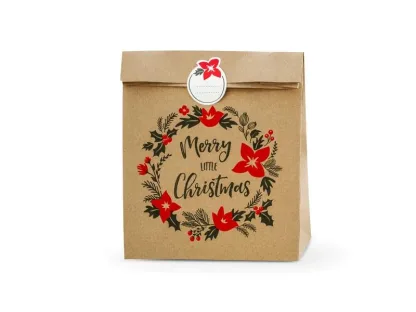 ΣΑΚΟΥΛΑΚΙΑ Merry Little Christmas, 3 ΤΜΧ  25x11x27cm   Beauty Home