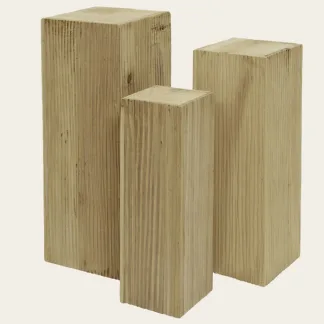ΒΑΣΗ ΞΥΛΙΝΗ ΣΕΤ 3 ΤΜΧ 60εκ.70εκ. 80εκ.   Beauty Home