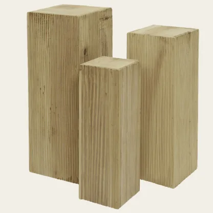 ΒΑΣΗ ΞΥΛΙΝΗ ΣΕΤ 3 ΤΜΧ 60εκ.70εκ. 80εκ.   Beauty Home