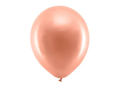 ΜΠΑΛΟΝΙΑ ΡΟΖ ΧΡΥΣΟ 30 CM  10 TEM   Beauty Home