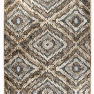 Tzikas Carpets BOHEME  133Χ190 ΤΑΠ. Ρ.Ρ. ΤΟΥΡΚΙΑΣ ΚΑΦΕ-ΓΚΡΙ