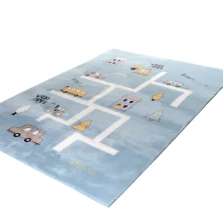 Tzikas Carpets COCOONING 140X200 ΤΑΠ. ACRYLIC ΤΟΥΡΚΙΑΣ ΜΠΛΕ