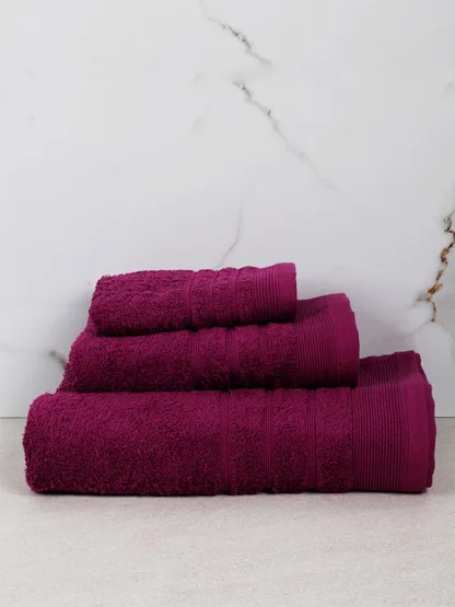 Sunshine Πετσέτα Χίμπουρι 5 Mauve Χεριών (30x50)