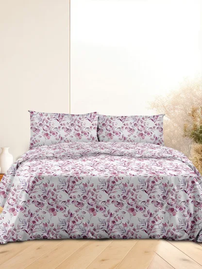 Sunshine Σετ Σεντόνια Flannel 932 Lila Μονό (160x260)