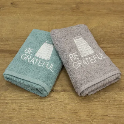 LINO ΣΕΤ ΠΕΤΣΕΤΕΣ BE GRATEFUL GREY-MINT 2ΤΜΧ