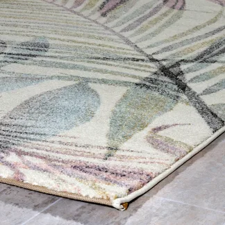 Tzikas Carpets FLORAL 067X530 ΣΕΤ HEATSET ΤΟΥΡΚΙ ΛΕΥΚΟ- ΚΡΕΜ