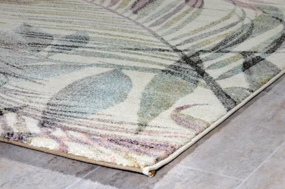 Tzikas Carpets FLORAL 067X530 ΣΕΤ HEATSET ΤΟΥΡΚΙ ΛΕΥΚΟ- ΚΡΕΜ