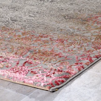 Tzikas Carpets ELEMENTS 200X290 ΤΑΠ. Ρ.Ρ. ΤΟΥΡΚΙΑΣ ΓΚΡΙ-ΡΟΖ