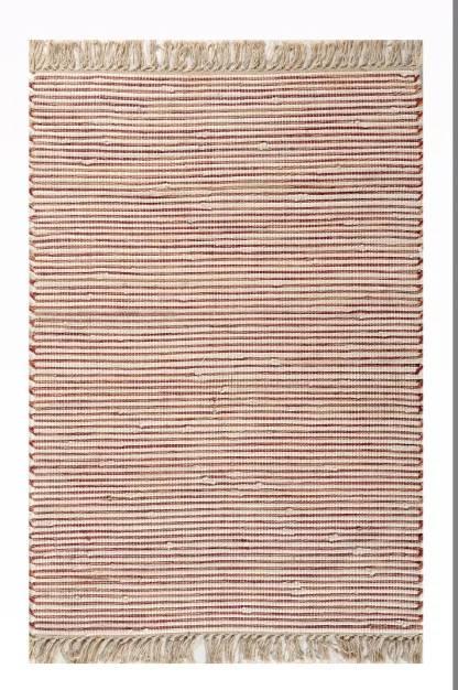 Tzikas Carpets NATURA 140X200 ΤΑΠ.COTTON ΙΝΔΙΑΣ ΚΟΚΚΙΝΟ