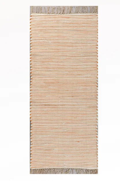 Tzikas Carpets NATURA 140X200 ΤΑΠ.COTTON ΙΝΔΙΑΣ ΠΟΡΤΟΚΑΛΙ
