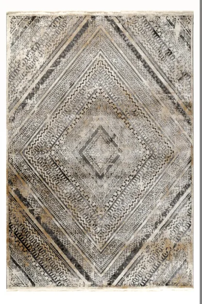 Tzikas Carpets SERENITY 067X530 ΣΕΤ. Ρ.Ρ. ΤΟΥΡΚΙΑΣ ΚΑΦΕ-ΓΚΡΙ